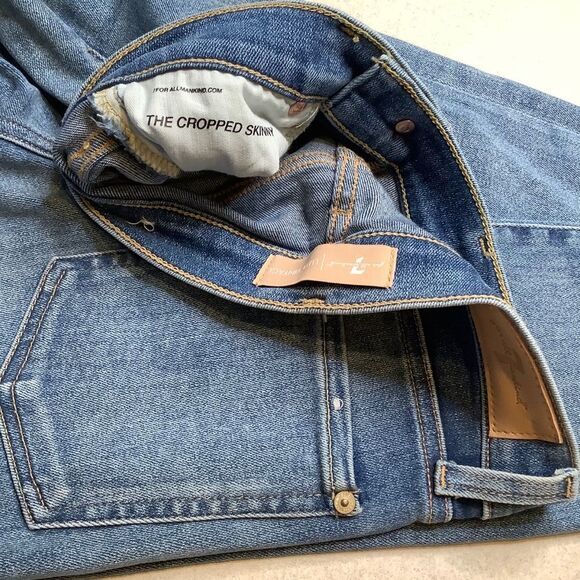 7 For All‎ Mankind Jeans 25 Luxe Vintage Skinny NEW - Picture 5 of 7